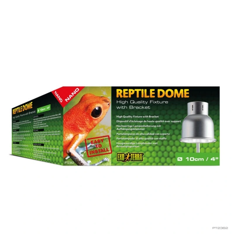 Reptile Nano Dome Reflector Lampe til Spot Inkl holder